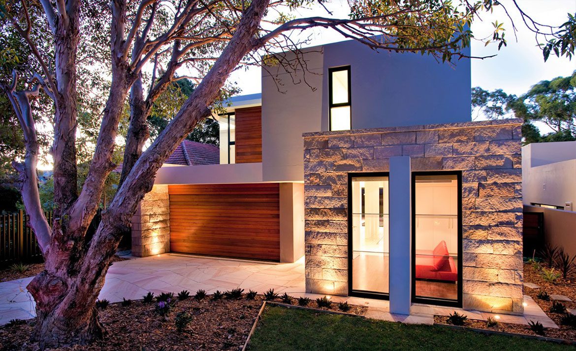 Castlecrag Twin Houses - by Manolev & Associates Architects